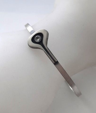 Pracht zilveren armband KJP Nordform Finland met kristal