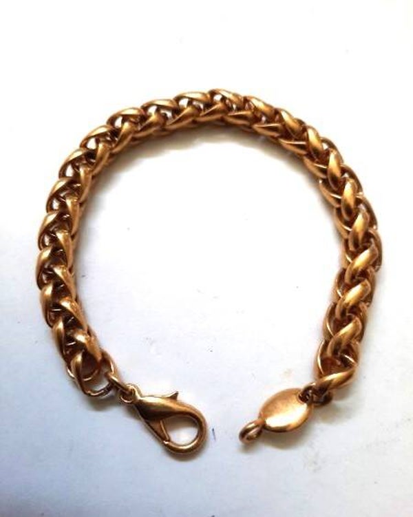 Prachtige goudkleurige Vossestaart schakelarmband