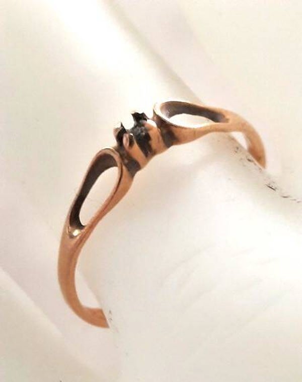 Prachtige vintage 14k gouden ring van UnoAerre (1 AR)