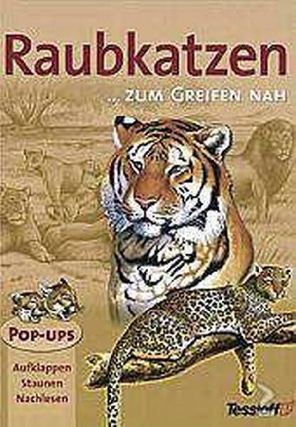 Pop-upboek - Burdett - Raubkatzen zum greifen nah