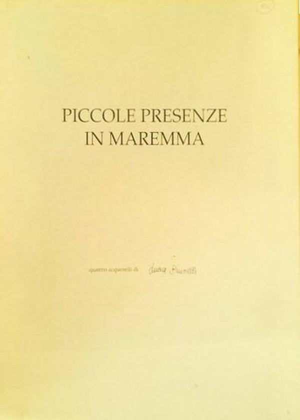 Set van 4 prachtige Botanische prenten - Maremma - L. Brunelli