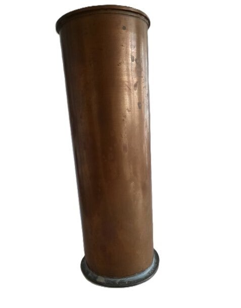 Unieke WO2 Bedkruik gemaakt van Britse 25-Ponder Huls (1944) - Trench Art