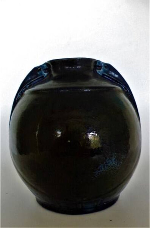 Antieke W.C. Brouwer Vaas – Gestileerde Hagedissen – 1909