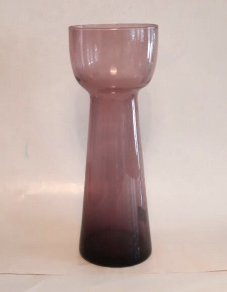 Vintage Hyacintvaas / Bollenvaas – Amethist Glas