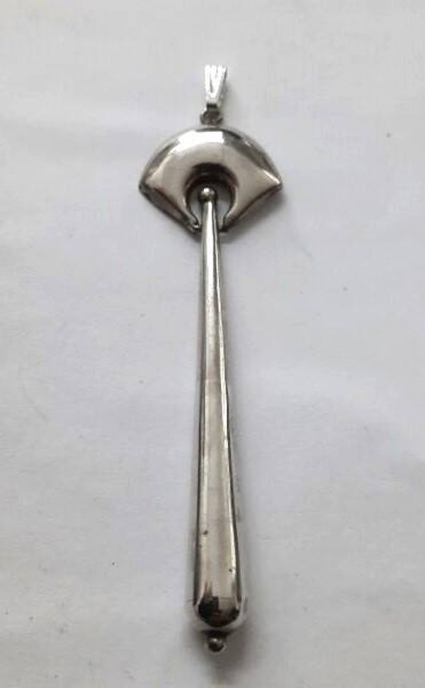 Vintage Modernistische zilveren hanger – Poul Havgaard / Lapponia stijl
