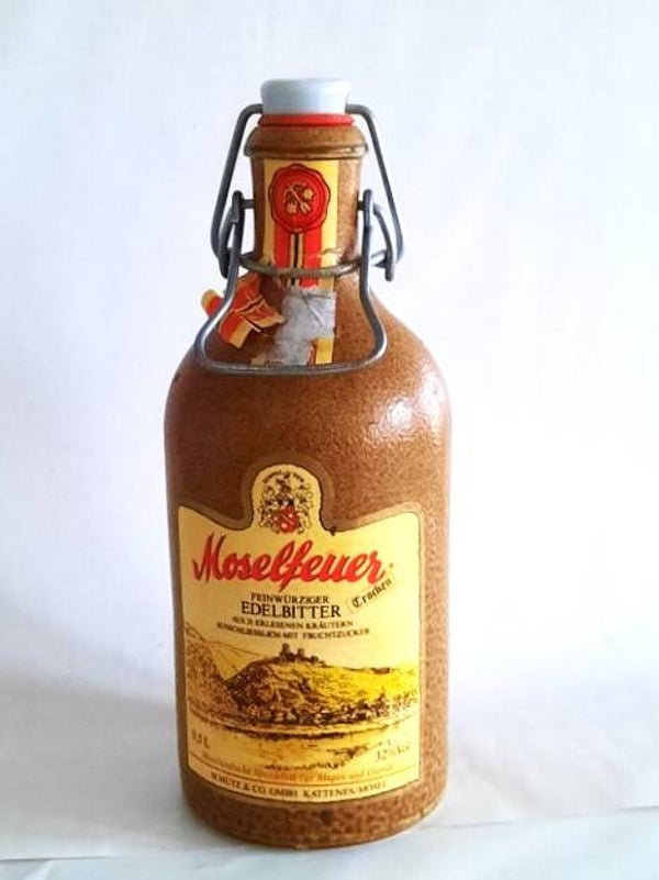 Vintage Moselfeuer Steengoed Kruik (0,5L) – Gemerkt MKM Duitsland