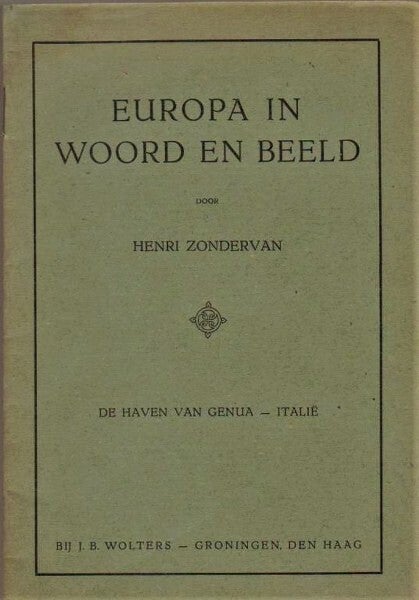 Zondervan - De haven van Genua - Italië - Toelichting bij de schoolplaat