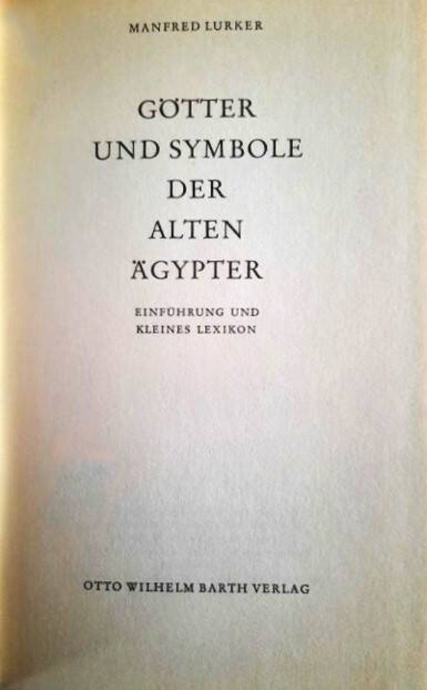 Lurker - Götter und Symbole der alten Agypter