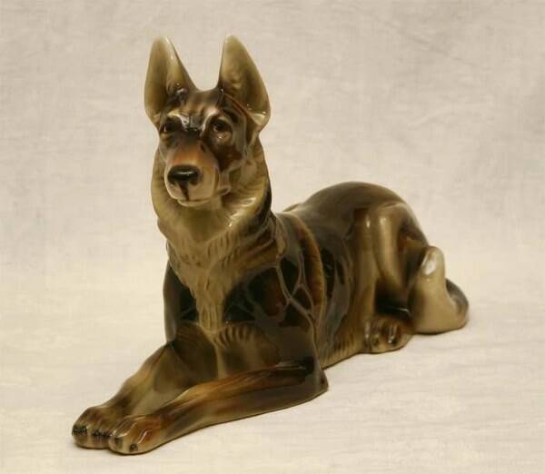 Prachtige vintage Duitse Herder – Steffl Keramik Wien (ca. 1950) (19-2)