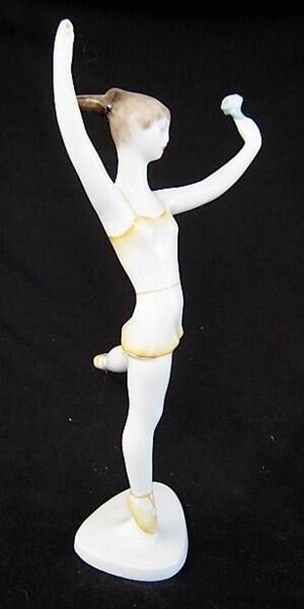 Hollohaza Vintage beeldje Ballerina - Balletdanseres