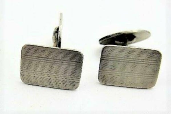 Art deco manchetknopen 830 zilver meesterteken HS of SH (2(