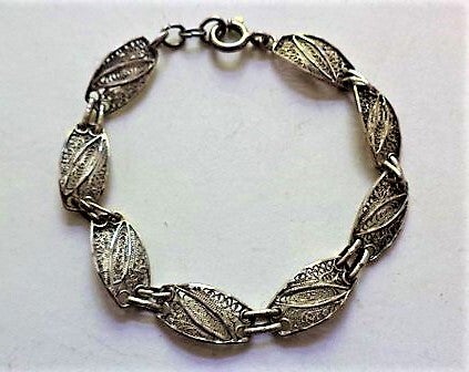 Filigrain zilveren armband met 8 schakels (2)