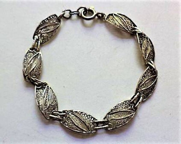 Filigrain zilveren armband met 8 schakels (2)