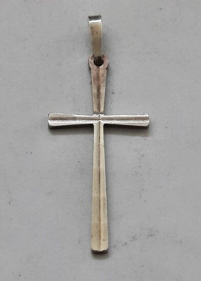 Prachtig zilveren kruisje crucifix hangertje 925 RR (24)