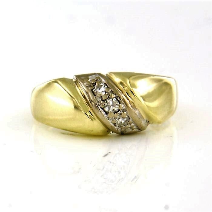 Prachtige 14k Gouden Ring met Diamant. Topkwaliteit (28)