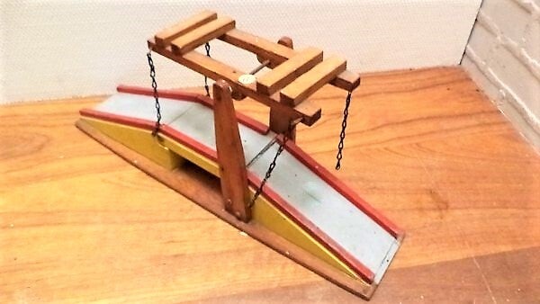 Vintage houten Hefbrug - Jaren 50/60 (439