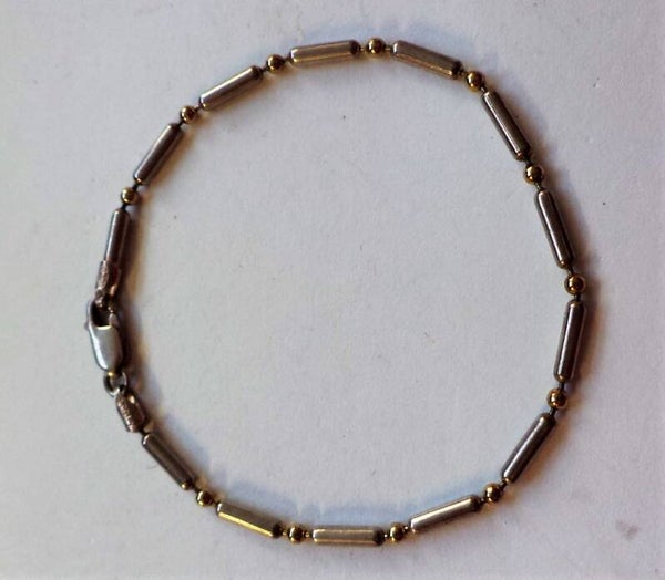 Exclusieve Bicolor Armband Sterling zilver en goud (5248-274)