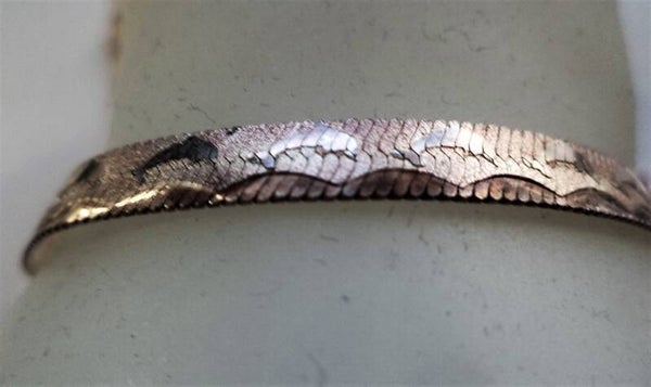 Prachtige vintage Italiaanse design armband met dolfijnen, Milor (6221-153)