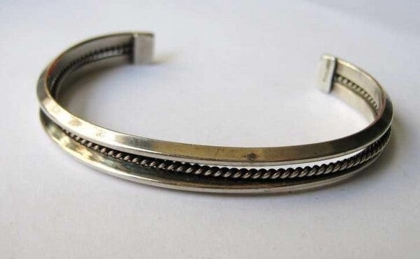 Bedoeïenen armband, sterling zilver, 3 rijen (6222-150)