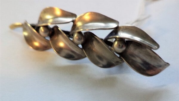 Friedrich Grosse FGG Modernistische zilveren broche (6615-2010)