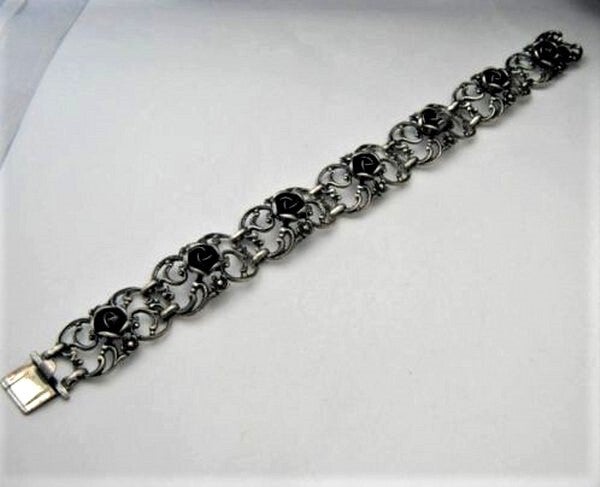 Theodor Klotz TEKA Zilveren Schakelarmband met Rozen (6722-311)