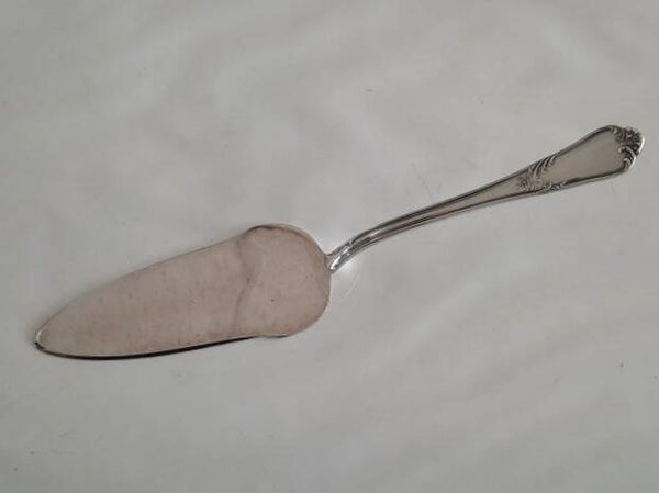 Vintage verzilverde taartschep - Bader 90 Rijk gedecoreerd (6952-36)