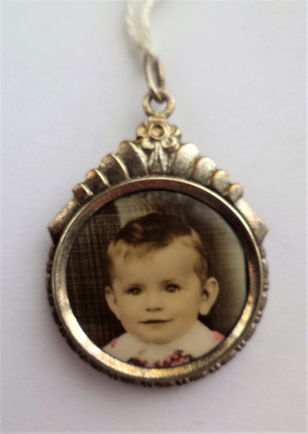 Prachtige antieke fotohanger / medaillon, Edwardiaans (7131-611-3)