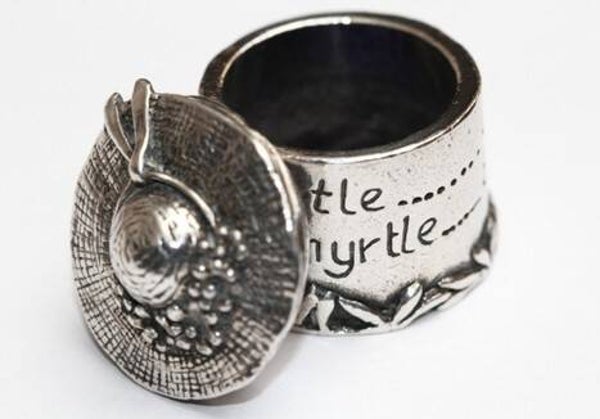 Silver Scenes (MASJ) verzilverd doosje 1989 - Hoedje (7143)