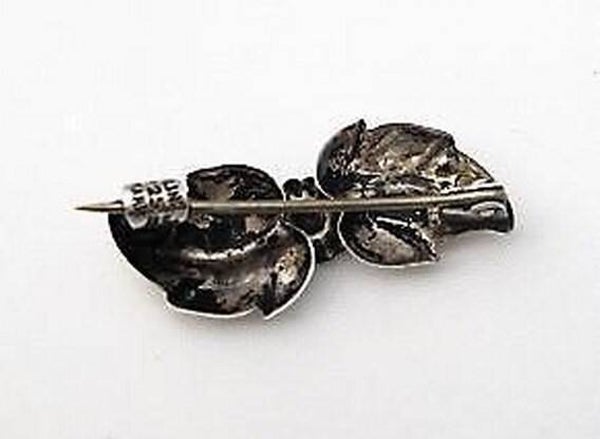 Hermann Siersbol DK broche zilveren bloem (7163-3083)