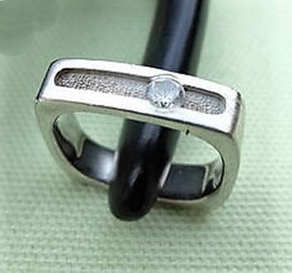 Esprit zilveren vierkante ring 925 (7175-2005)
