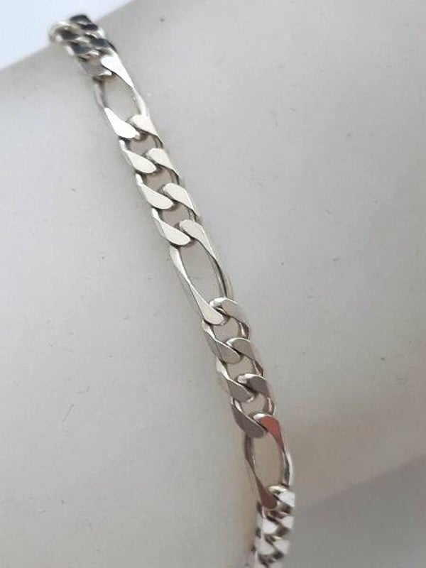 Unisex armband Figaro schakels 925 (7194-454)