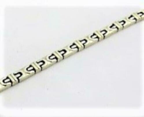 Mooie soepele armband met fantasieschakel, 925 zilver (7199-61)