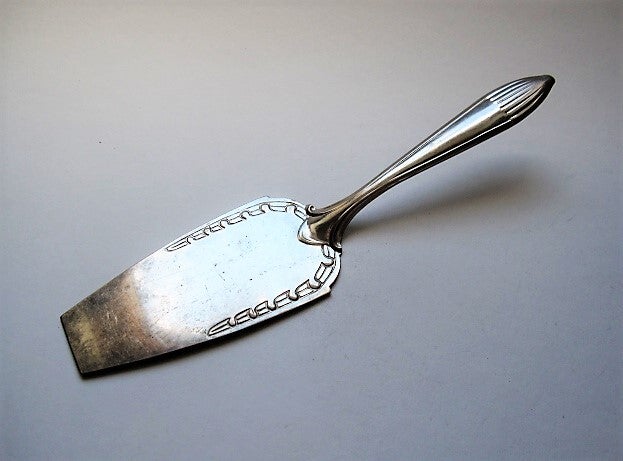 Vintage (verzilverde) Taartschep - Art Nouveau / Art Deco Stijl (7347-49)