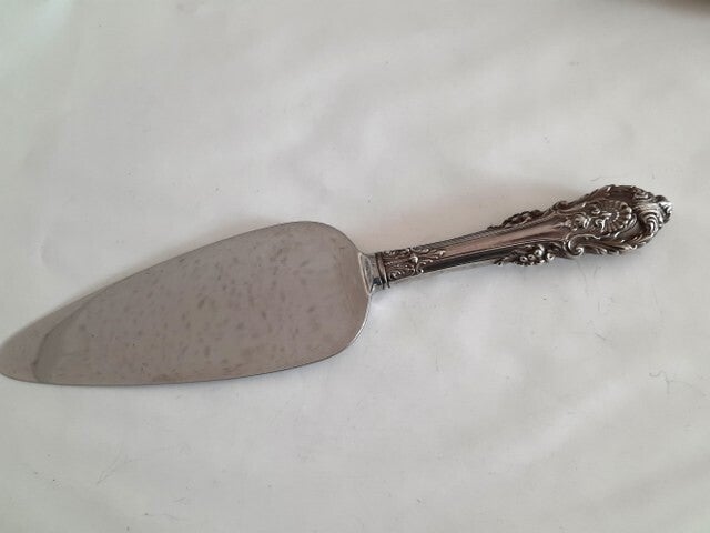 Antieke taartschep sterling zilver - Frank M. Withing Co (7376-66)