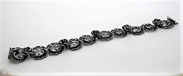 Theodor Klotz Teka zware zilveren rozenarmband (7320-515)