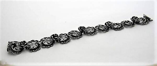 Theodor Klotz Teka zware zilveren rozenarmband (7320-515)