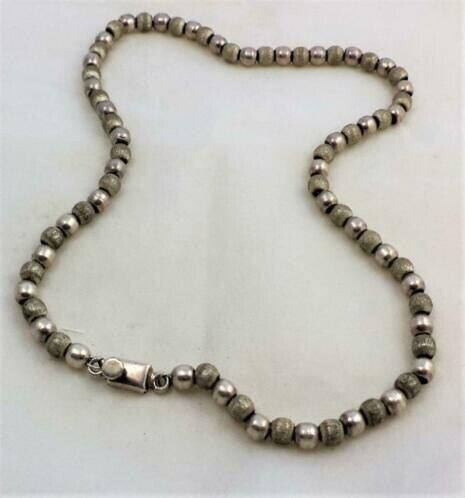 Vintage Taxco Mexico bolletjes ketting TM-19 925 zilver (7430-673)