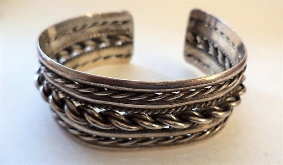 Puur zilveren Berber armband met 3 kabels