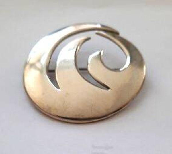 Ra & La Denmark, prachtige grote ronde broche 925 35,5 (7514-4306)