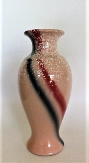 Vintage Strehla Vaas – DDR Keramiek – Mid-Century Modern  (7654)