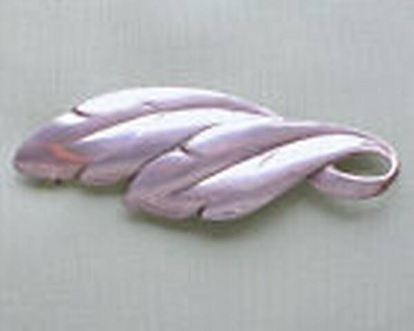 Tijdloze zilveren broche Bladvorm 835 (7689-4433)