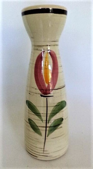 Vintage Scheurich vaas, Tulpen decor 520-28 (7706)