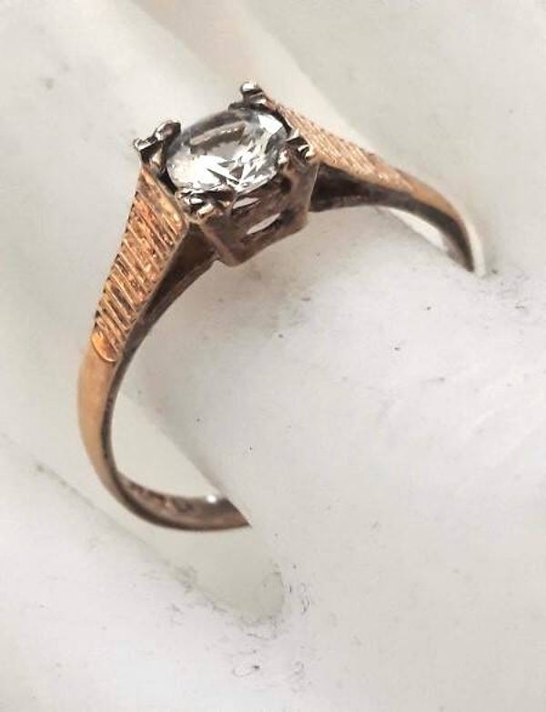 Mooie verguld zilveren ring met zirkonia RJC merkjes (7810-46)