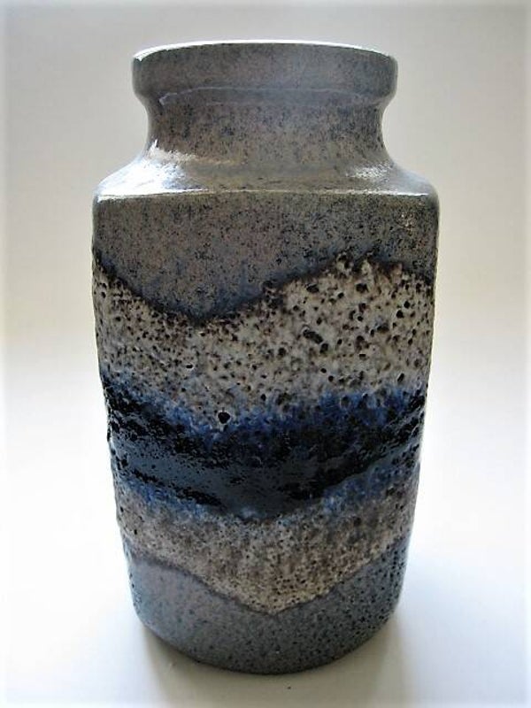 Prachtige vintage Fat Lava vaas - Scheurich 216-20 (7823)