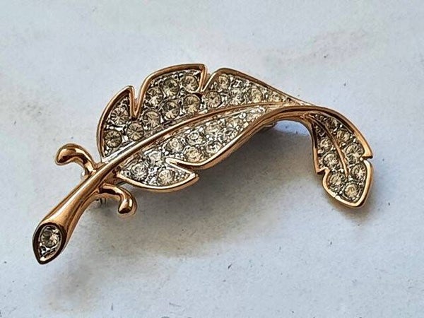 Schitterende vintage Bladbroche Beatrix Style (7884-4657)