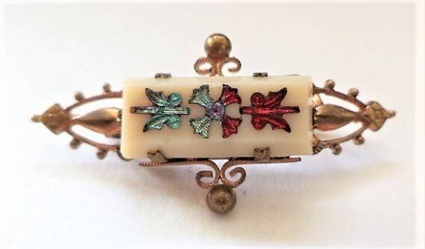 Antieke Victoriaanse broche (7884-4670)