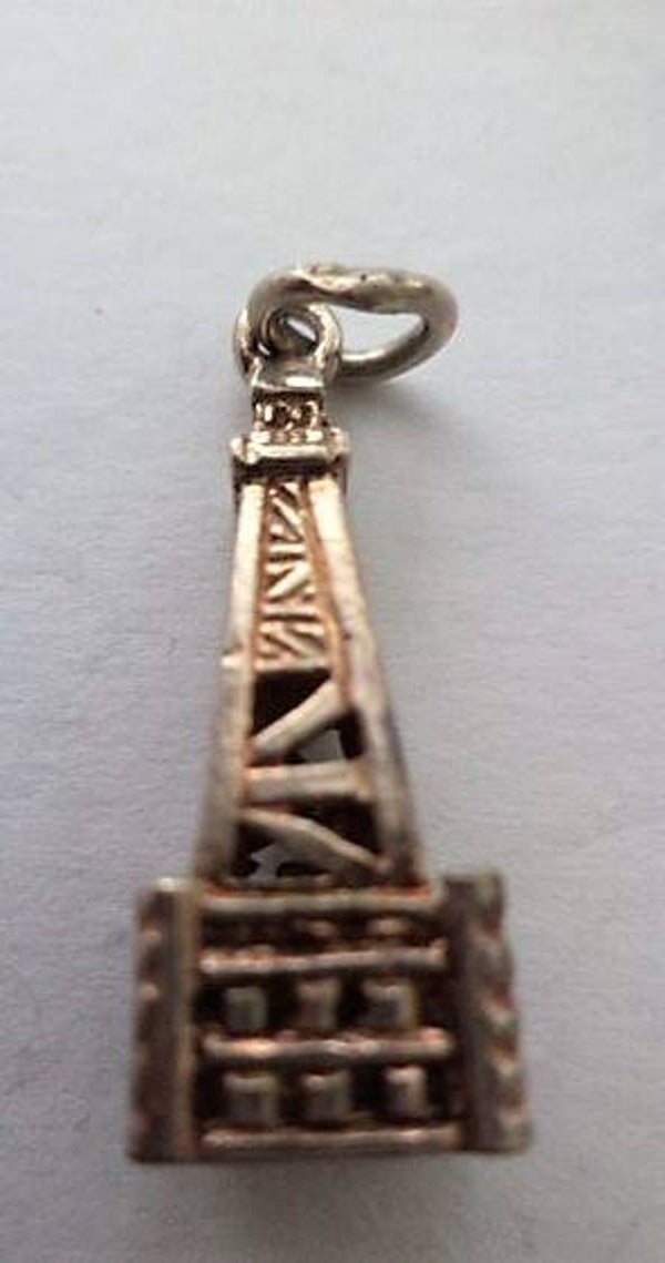 Zilveren driedimensionale hanger Blackpool Tower