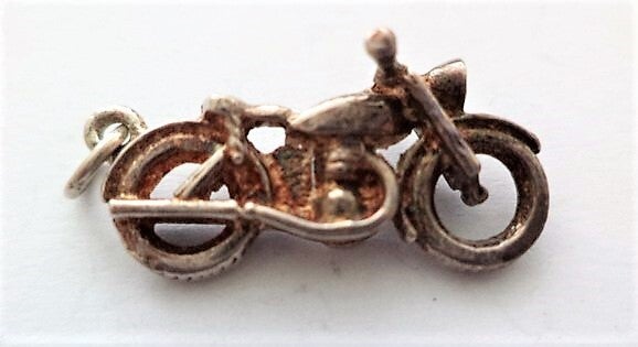 Zilveren hangertje motorfiets 925 (7941)