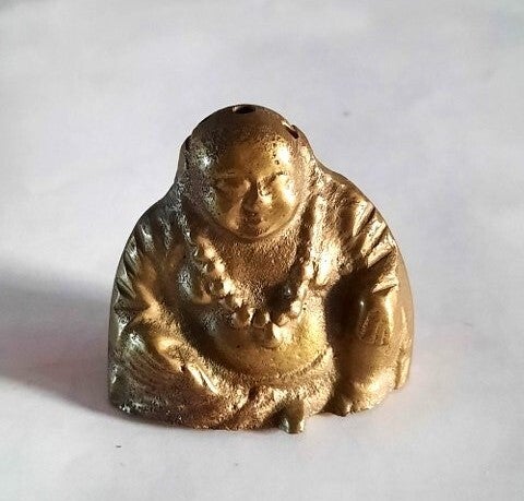 Vintage messing Boeddha Wierookbrander (8094)