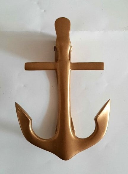 Vintage Messing Deurklopper Anker